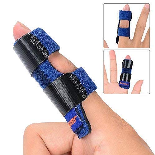 Quanquer Trigger Finger Splint, Mallet Finger Brace, Finger Knuckle Immobilization For Index, Middle,Ring Finger-Tendon Release Pain Relief Broken Finger… #TOP1