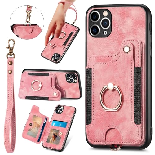 Étui portefeuille iPhone 11 Pro antichoc coque rabattable