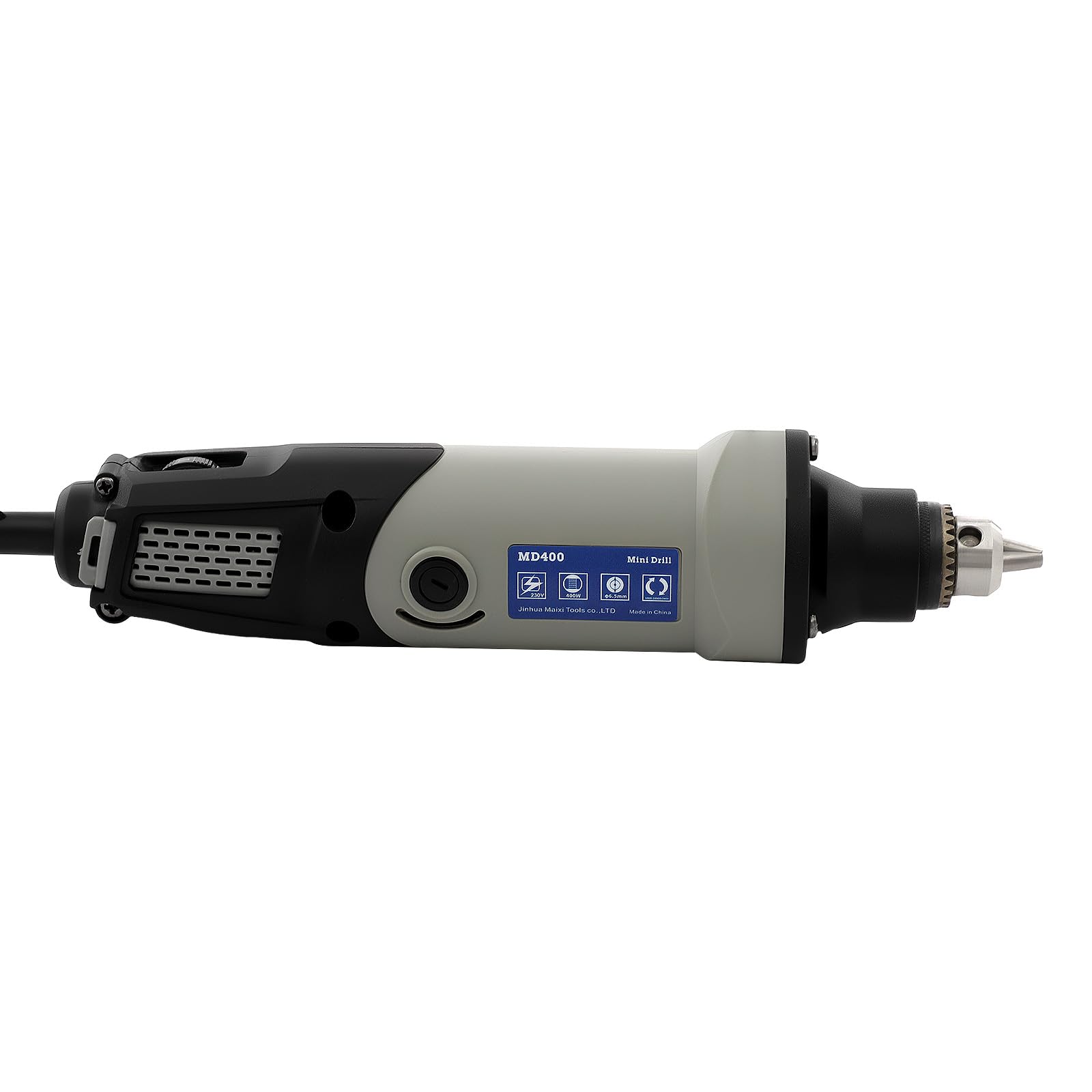 Lijadora recta y lijadora eléctrica de barra de 400 W – Amoladora con 6 niveles de velocidad, 5000 – 28000 rpm – Taladro para tallar, cortar y pulir