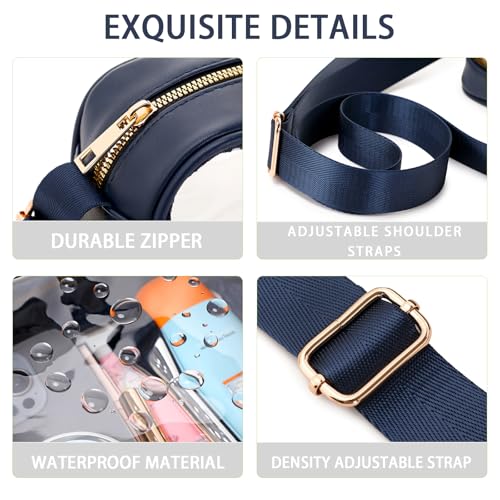 Clear Bag Stadium Approved Clear Crossbody Fanny Purse Transparent Bag for Concerts Sports Festivals3