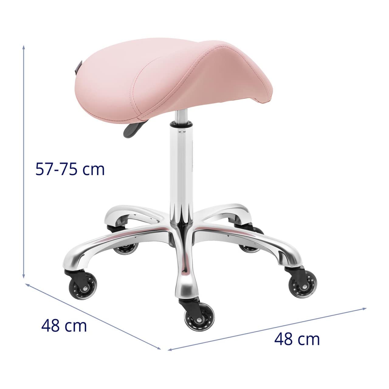 physa YORK POWDER PINK Tabouret selle de cheval Tabouret selle de cheval Siège selle Tabouret selle Siège selle ergonomique
