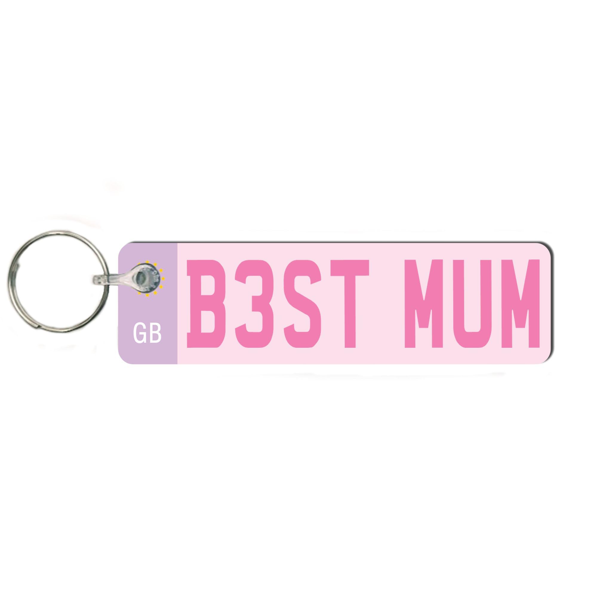 Pixie's Gifts Custom License Plate Keychain - Personalised Number Plate Keyring - Mini Number Plate Key Ring - Name Plate Keychain - Just Passed Milestones