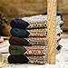 5 Pack Womens Wool Socks Winter Warm Socks Thick Knit Cabin Cozy Crew Soft Socks Gifts for Women