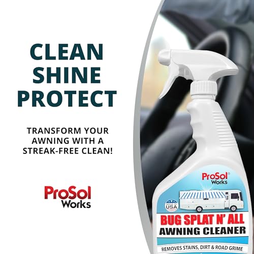 Prosol Works BNA8011 Bug Splat N' All Awning Cleaner 32 Fl Oz - Boat, Patio, Trailer & Rv Awning Cleaner thumb #6