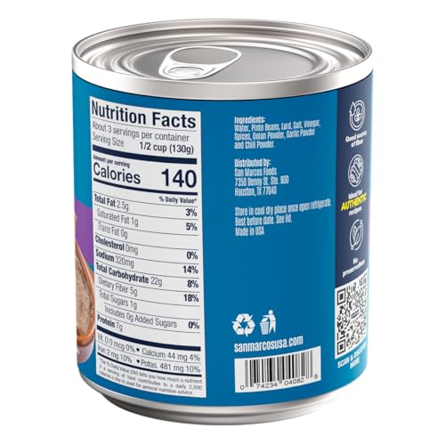 Image of San Marcos Refried Pinto Beans, 16 Ounce