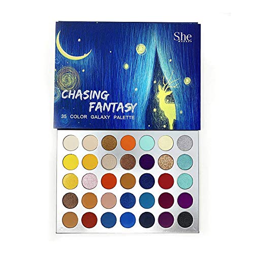 She Makeup Chasing Fantasy 35 Color Galaxy Palette