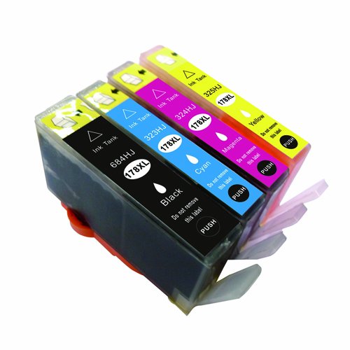 Amazon.co.jp: 【4色マルチパック】 HP178 XL 増量タイプ
