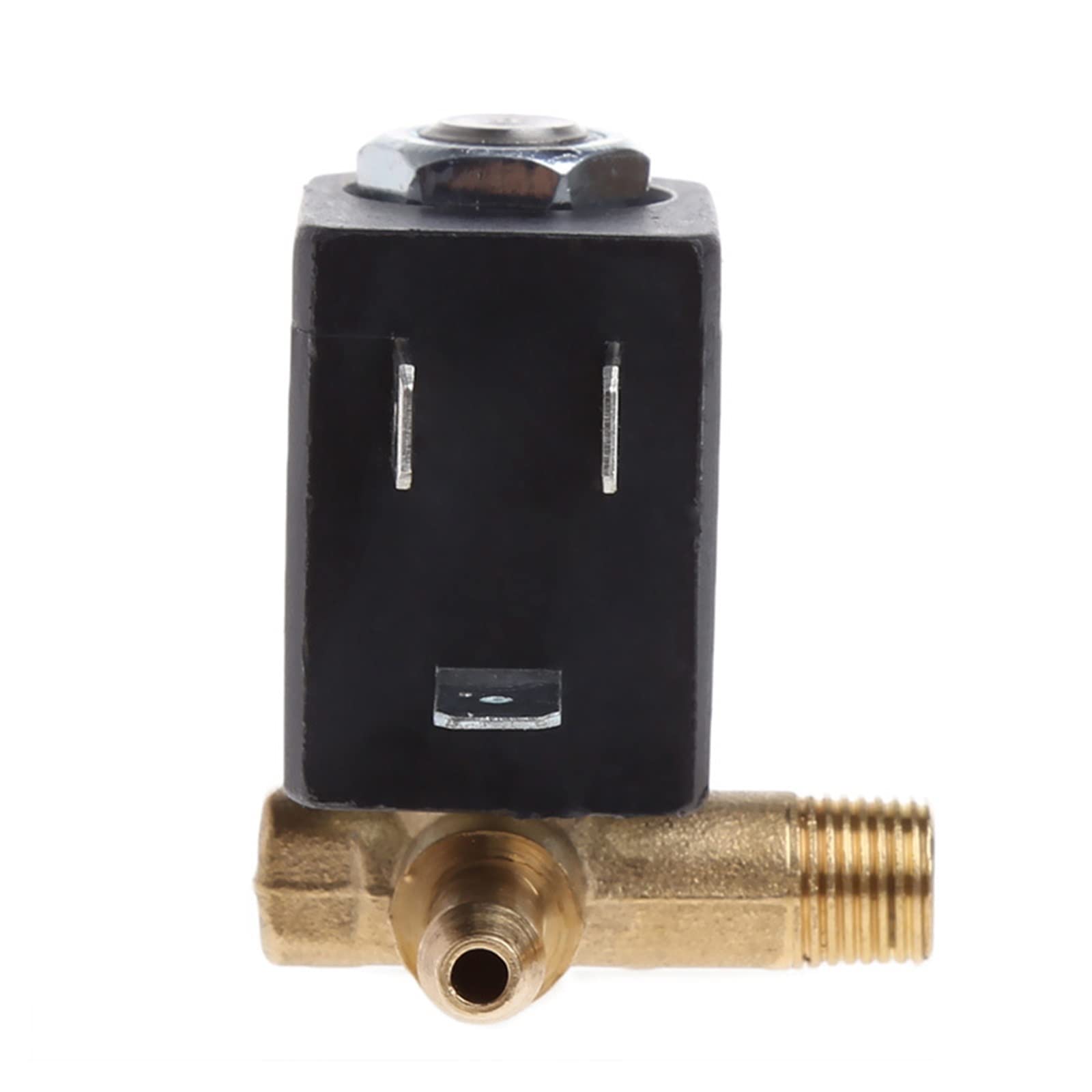 Normalerweise geschlossene Kanüle N/C AC 220V-240V G1/8 Zoll; Messing Dampfluftgenerator Wassermagnetventil 1St