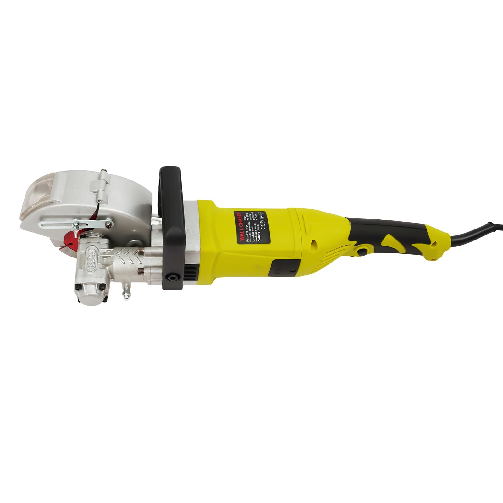 Fraiseuse électrique de rainure 4000W, rainureuse maçonnerie 6500 tr/min, machine à rainurer le béton