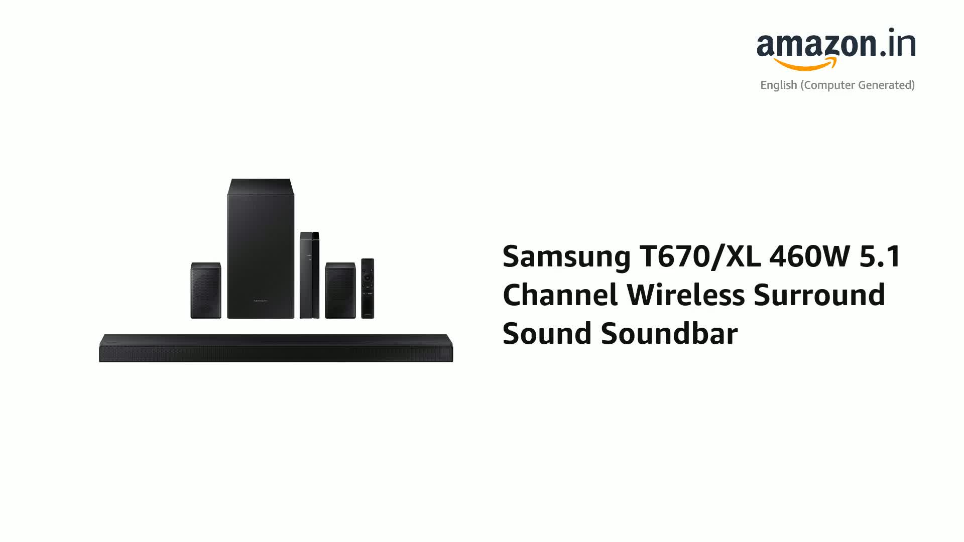 Samsung T670/XL 460W 5.1 Channel 