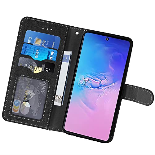 Asuwish S10 LITE-XZQB-US-CASE Compatible With Samsung Galaxy S10 Lite Wallet Case And Tempered Glass Screen Protector Flip Credit Card Holder Stand Cell Phone Cover thumb #2