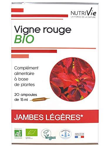 AMPOULE - VIGNE ROUGE BIO 20x15