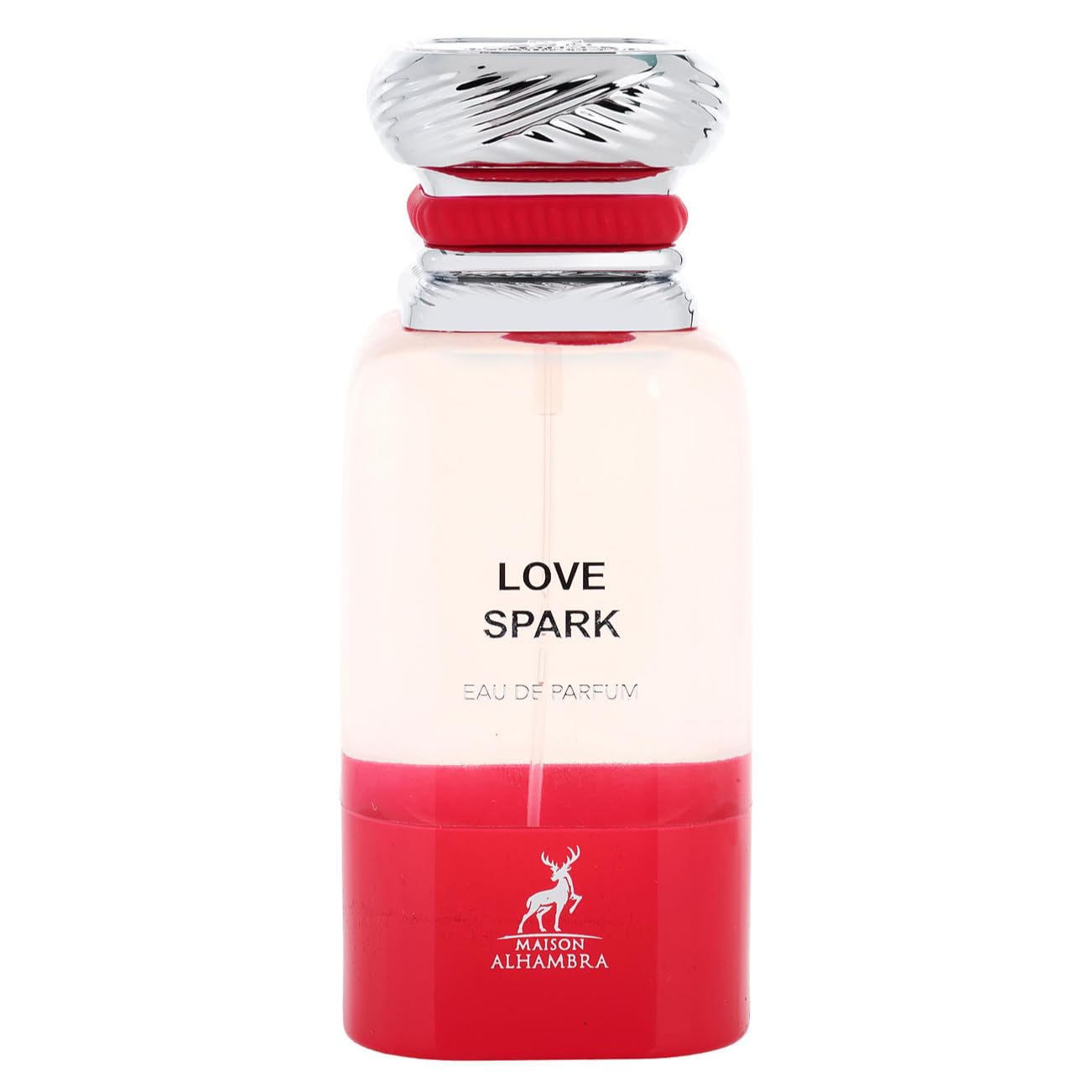 Maison Alhambra Love Spark – Fruity, Spicy, Floral, Musky – Eau de Parfum Spray Long-Lasting Fragrance for Unisex, 2.7 Ounce / 80 ml