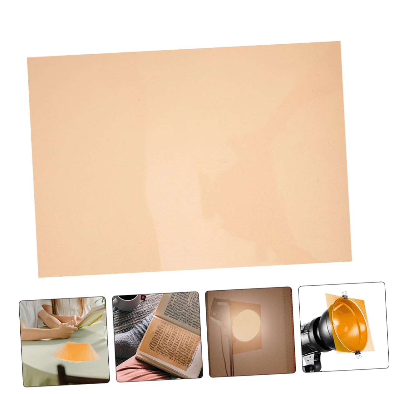 5hojas Lámina De PVC Transparente Colorida para Filtros De Luz Gel De Iluminación Película De Color para Fotografía Y Efectos De Iluminación para Estudio Y Uso Versátil
