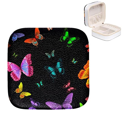 Boîte à bijoux papillon compacte pour transporter vos bagues en voyage