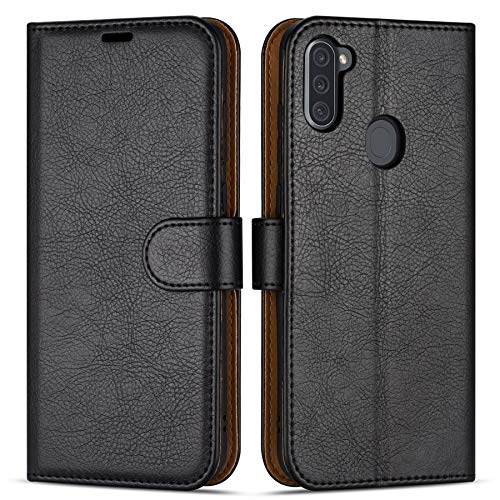 Case Collection Funda de Cuero para Samsung Galaxy A11 / M11 (6,4') Estilo Cartera con Tapa abatible y Ranuras para Dinero y Tarjeta de crédito para Samsung Galaxy A11 / M11 Funda