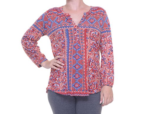 Lucky Brand Women's Diamond Aztec Top