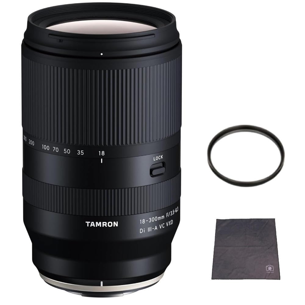 ［良品］TAMRON 18-300mm / Xマウント / レンズカバー付き Amazon.co.jp: タムロン 18-300mm F3.5-6.3 DiIII-A VC VXD 富士