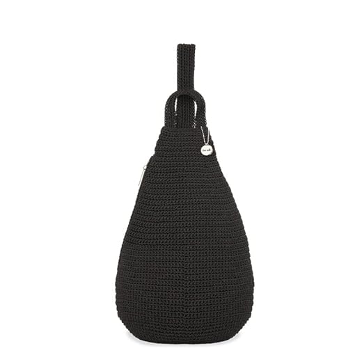 How do you wear a sling backpack The Sak Geo Crochet Sling Backpack