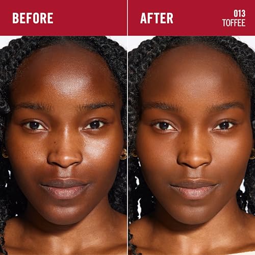 Rimmel Lasting Finish 25 HR Compact Foundation 013 Toffee, Matte Buildable Coverage, Powder-to-Cream, Anti-Pollution Shields - Image 4