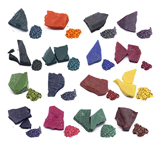 Candle Wax Dye, Candle Color Dye Kit, Candle Color Dye Block,16 Colors Soy Candle Dye for DIY Colorant Soy Wax Candle Making Supplies Kit, Safe and Natural