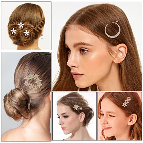 Mollette Capelli Metallo per Donne, Taumie 13