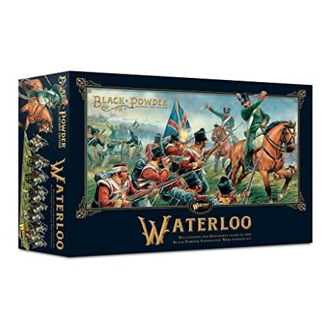 Waterloo Starter Set - 28mm Scale Plastic Miniatures for Black Powder by Warlord Games - Highly Detailed Napoleonic Era Miniatures for Table-top Wargaming Cover