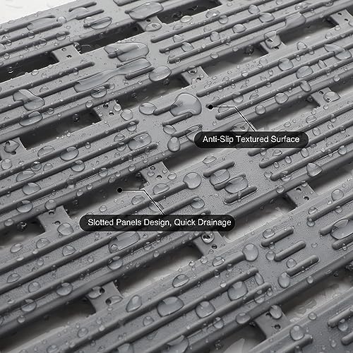 WELTRXE Bath Mat Non Slip Shower Mats, 68 x 40 cm Anti Slip Bathtub Mat, Anti Mould - Image 3