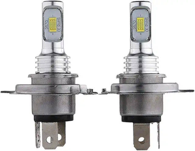 Kit Ampoules LED H4 9003 HB2 Phares Haute/Basse 35W 4000LM 6000K Blanc