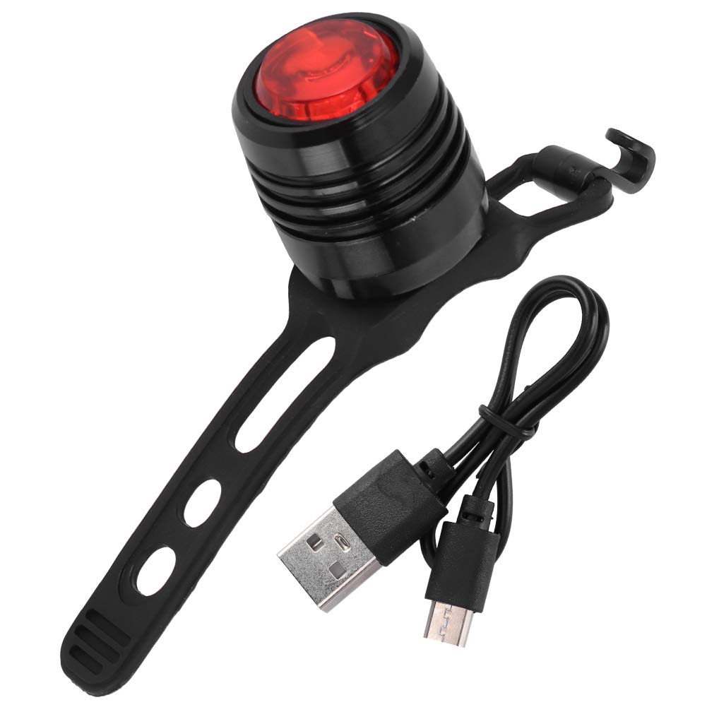 Alvinlite Mountain Bike Taillight USB Charging Bicycle LED Warning Rear Light Riding Accessory