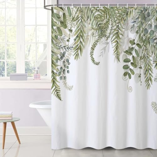 Uiiooazy Green Eucalyptus Shower Curtain - Image 3