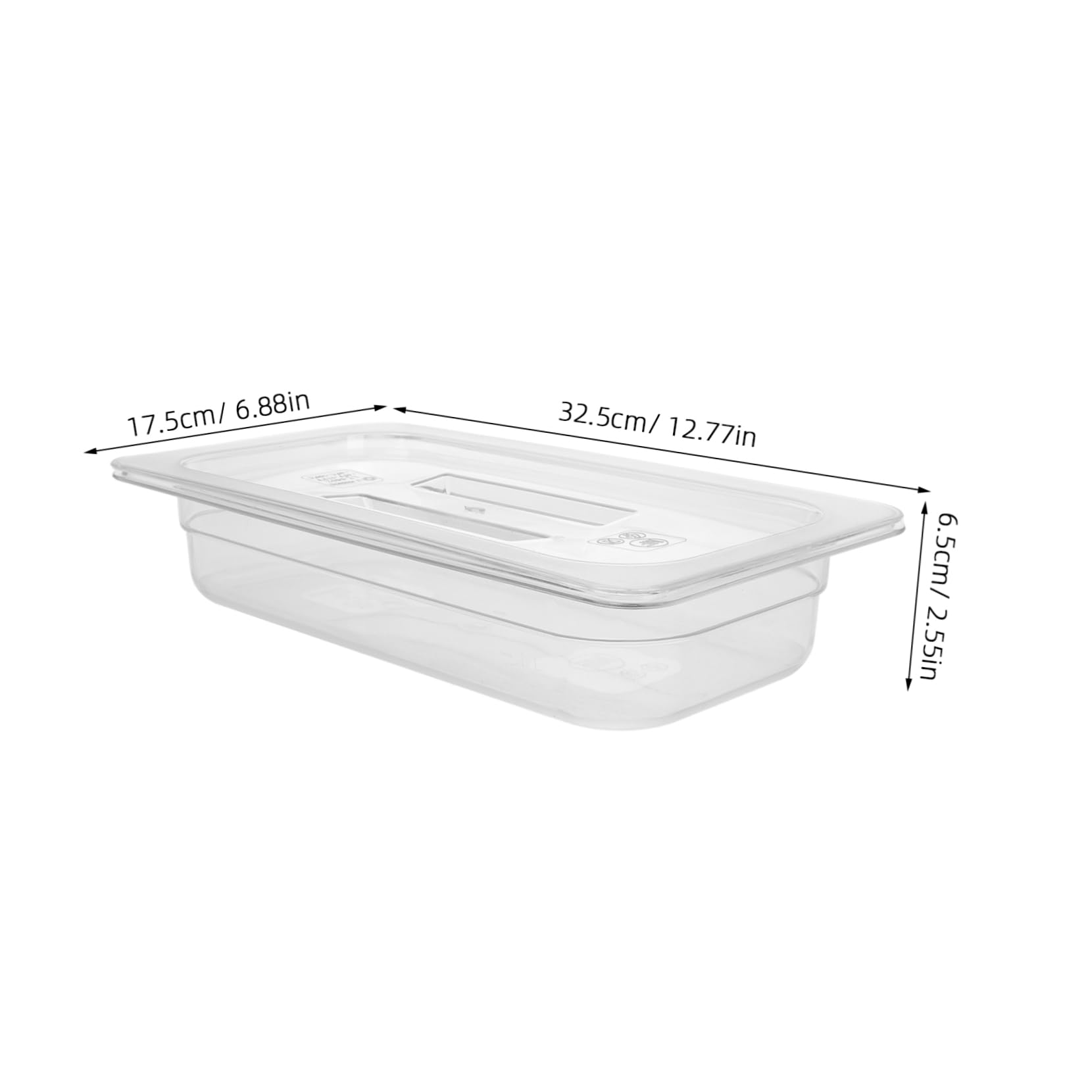 STOBAZA Space-saving Pizza Dough Proofing Box Acrylic Lids for Dough Household Pizza Tray