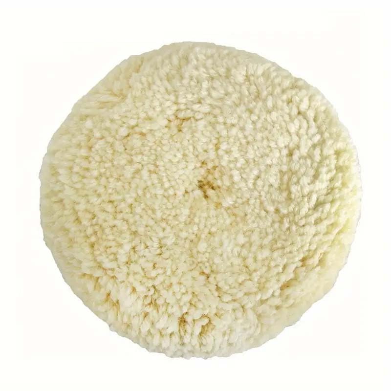 pcs Polishing Pads Natural Wool Buffing Pad Kit Polishing Disk for Compound Cutting Car Beauty Body Repair Buffing & Polishing Pads