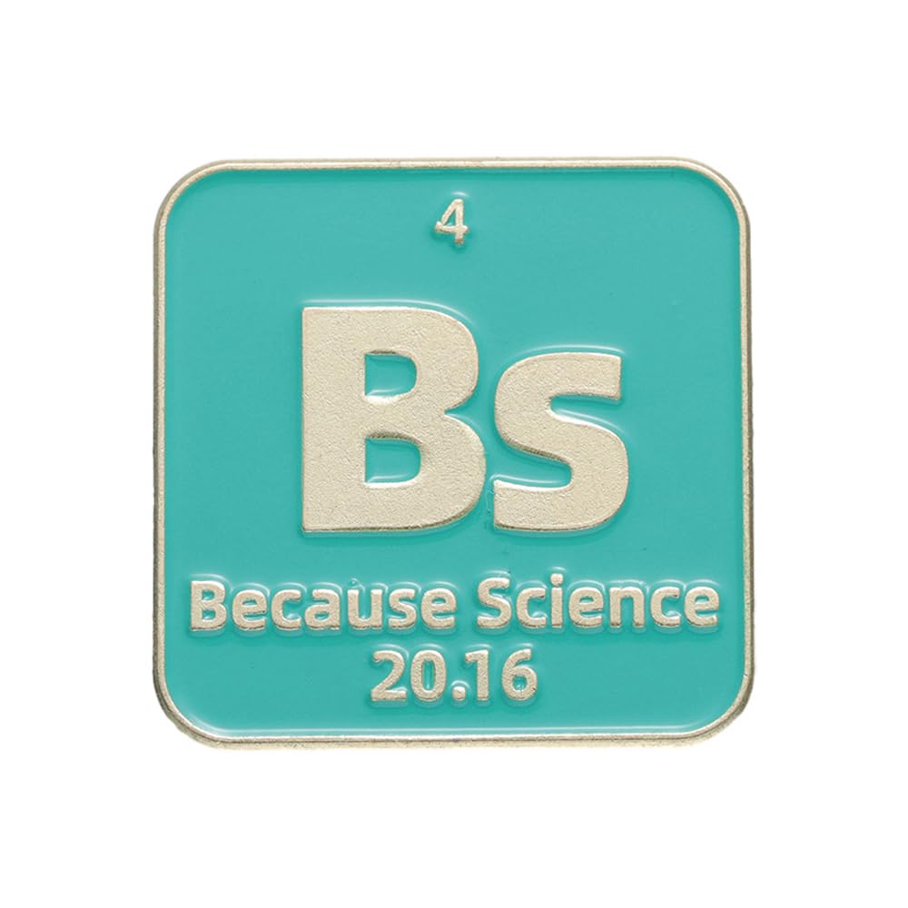 HANMOZTIONChemical Element Enamel Pins Custom Bs Ra Ah! Brooches Lapel Badges Science Great Women Scientist Jewelry Gift