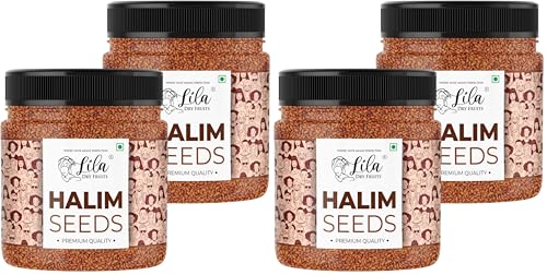 Image of LILA DRY FRUITS Halim Seeds 500g x 2 Aliv Seed For Eating and Weight management| Garden Cress Seeds | Grown In India | Export Quality | Haleem Seeds for Hair Growth Perfect for Gifting (Pack of 2)