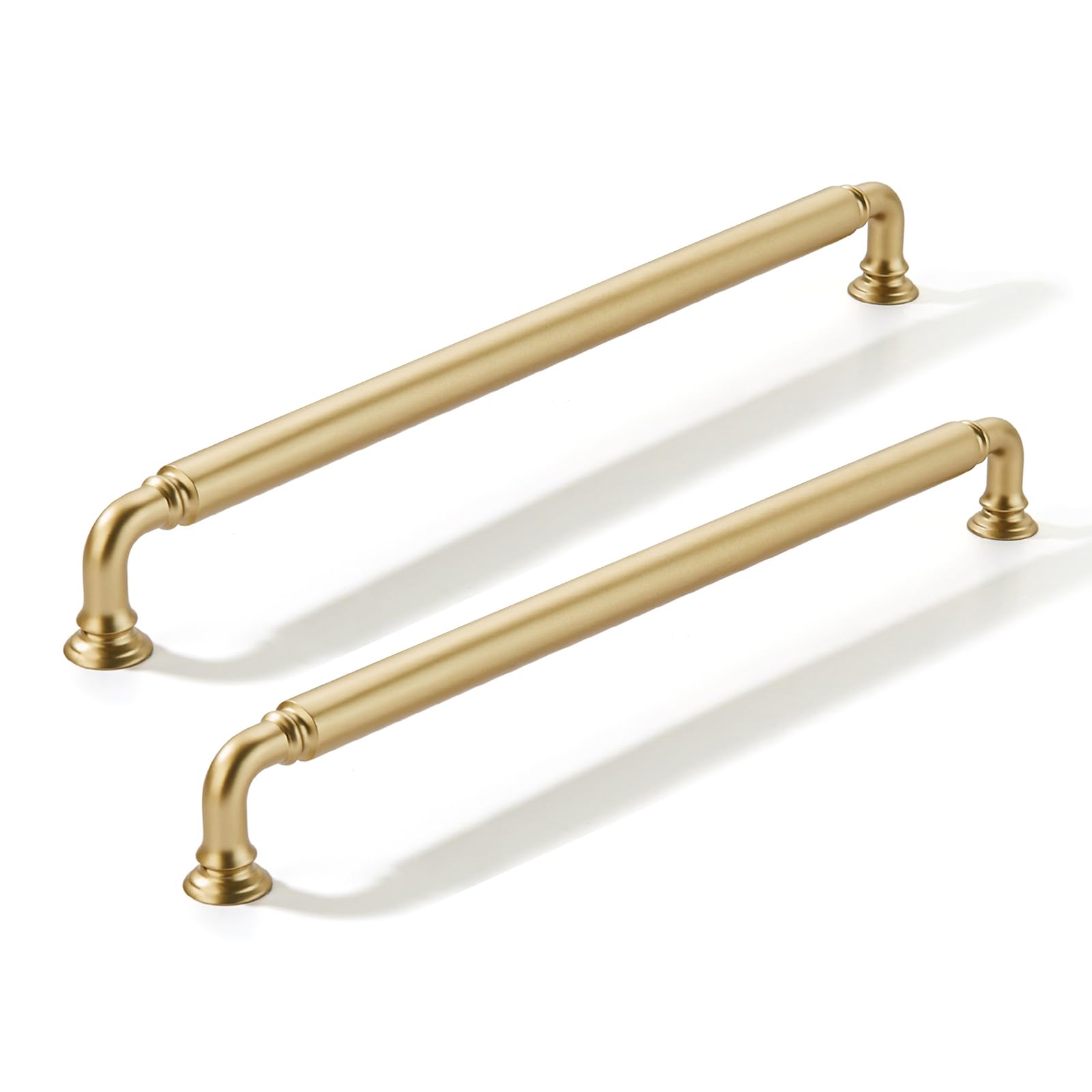 2 Pack 6 Inch Hole Center Champagne Bronze Cabinet pulls Champagne Brass Heavy-Duty Solid Cabinet Handle Hardware Suitable for cabinets Dressers Kitchens and Bathroom cabinets. — Amazon image 13