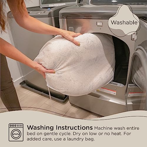 Best Friends By Sheri The Original Calming Donut Cat And Dog Bed In Lux Fur Oyster, Small 23X23 #TOP5