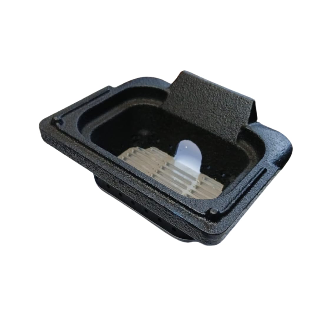 Braciere Crogiolo ORIGINALE Edilkamin Cod. R654240 Completo di Treccia e Griglia Per Stufe Alpen, Adria, Basic, Esprit, Fuji, Magic, Prestige Ricambio Ufficiale