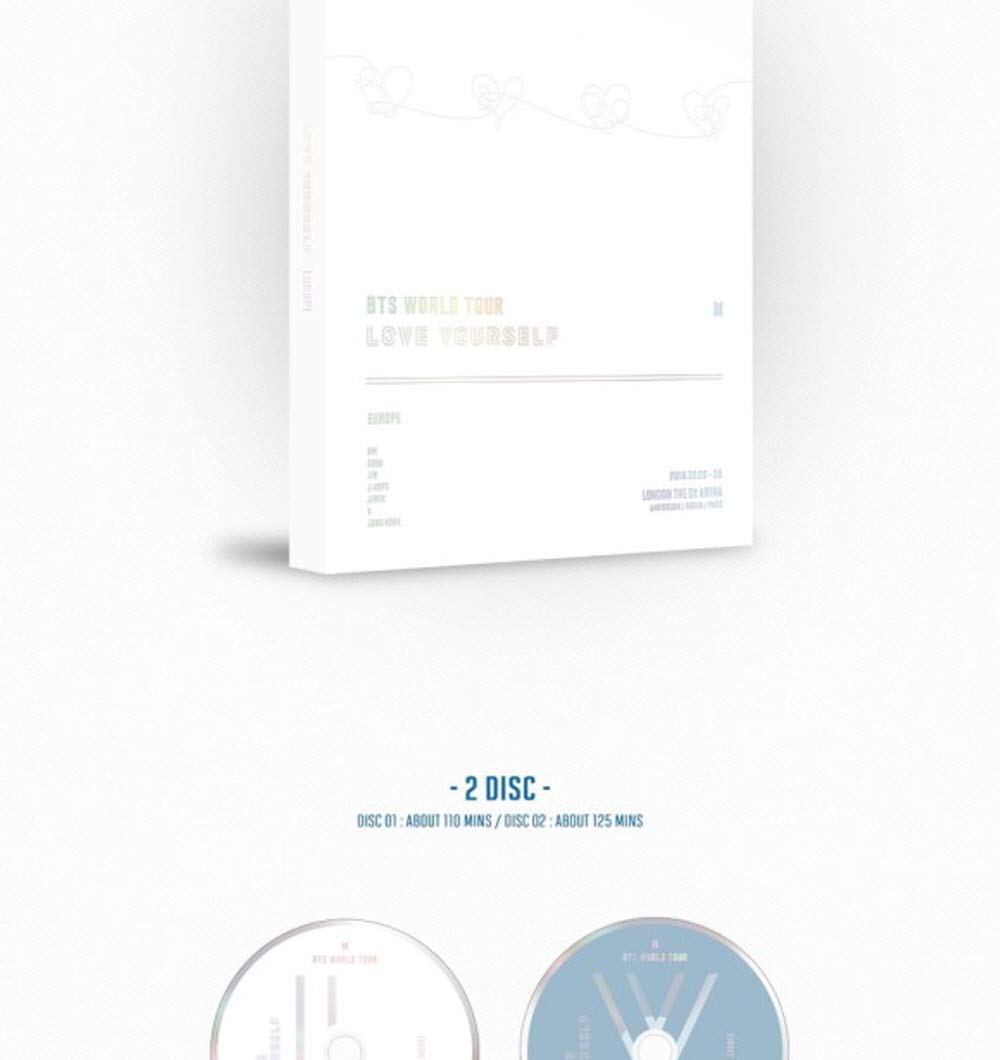 BTS - World Tour Love Yourself In Europe DVD + photo book
