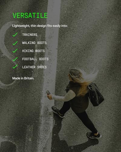 Image of Enertor PX1 Walking Insoles - Hiking & Standing, Full Length Orthotics, Shock Absorbing Technology - Foot and Heel Pain Relief - for Plantar Fasciitis, ation, Arch and Flat Feet Support, US Mens 10-11