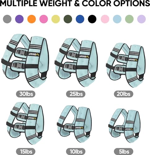 Image of APEXUP Weighted Vest Men Women, Weight Vest for Women Workout Equipment for Strength Training Running