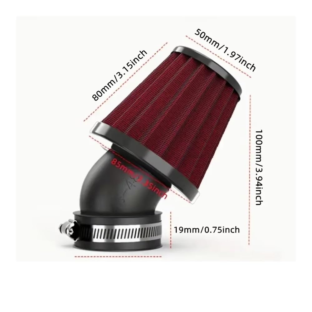 Filtro De Aire 48 Mm Para Motocicleta Para Moto Piezas Para Filtros Gy6 Filtro Aire Moto