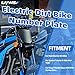 IUVWISN Electric Dirt Bike Number Plate Front License for Surron Sur Ron LBX Talaria Sting MX3/R MX4 MX5 Talaria XXX E-Ride Pro SR S SS 2.0 3.0 Tutti Soleil 01 Rawrr Mantis Ebox Dragster ETM RTR Black