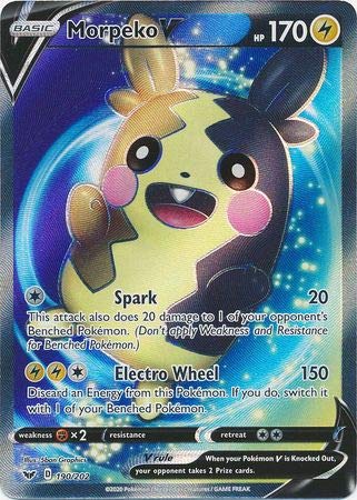  Pokemon Morpeko V - 190/202 - Full Art Ultra Rare