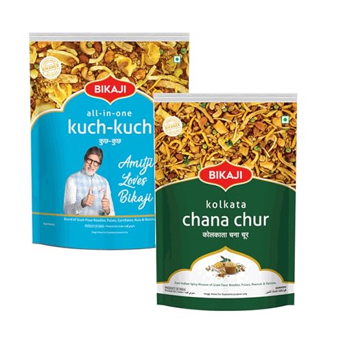 Bikaji All in One 400g & Kolkata Roasted Chanachur 400g Combo - image 1