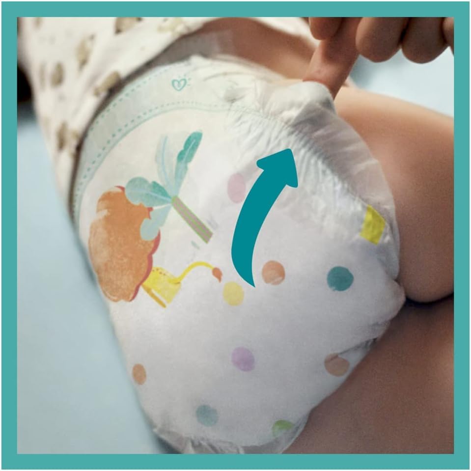 Pampers Luiers, maat 6 (13-18 kg), Baby-Dry, 175 luiers voor baby's, Giga Pack 1 maand, tot 12 uur, droog en met dubbele barrière, lekvrij