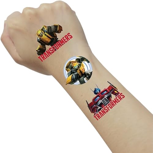 Miniatura 4 de Unique Tatuajes temporales Transformers - Diseños surtidos, 24 piezas