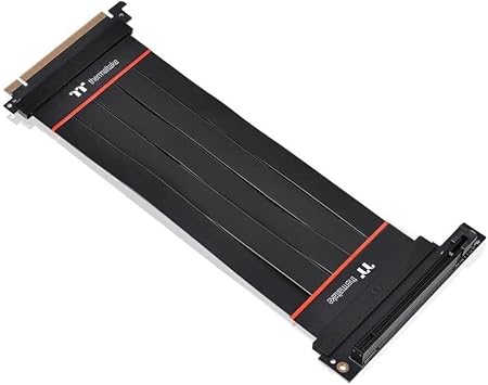 Thermaltake Tt Premium PCI-E 4.0 200mm flexiable Extender with 90 Degree Adapter, AC-060-CO1OTN-C2