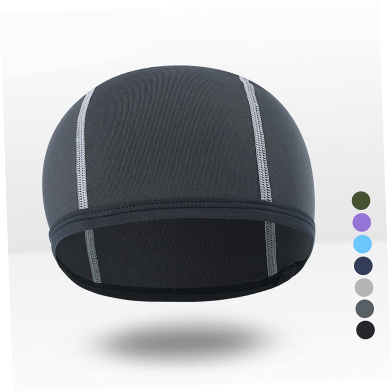 CONGARTENO 6 Pcs Quick Dry Helmet Liner Caps for Cycling Versatile Sports Headwear Sweat Absorb Lining Stretchy Lightweight Random Colors for Outdoor Activities Random Color