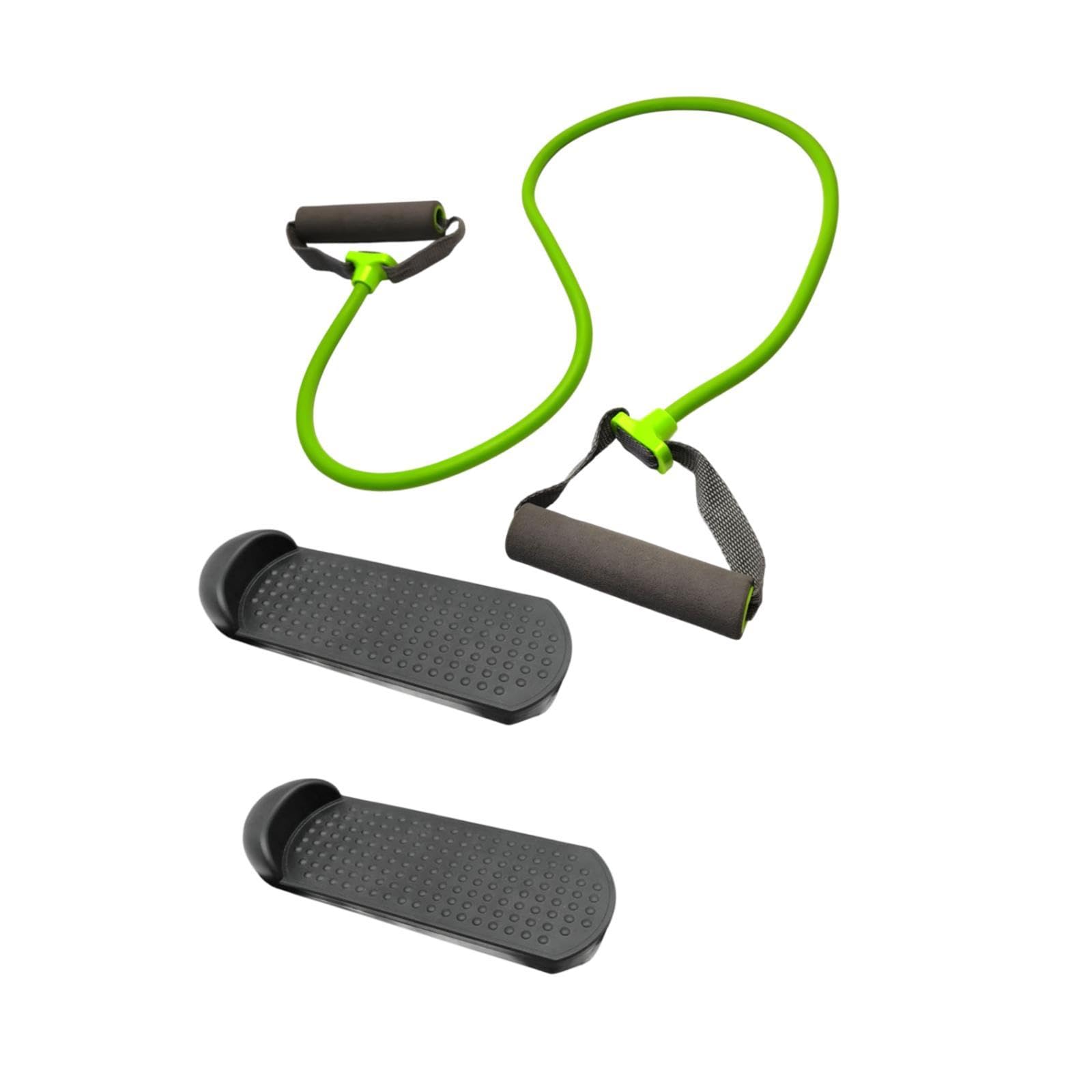 Yiju 2X Stair Stepper Pedals Elliptical Machine Foot Pedals Nonslip Accessories with Pull Ropes for Leg Climber Exercise Machine